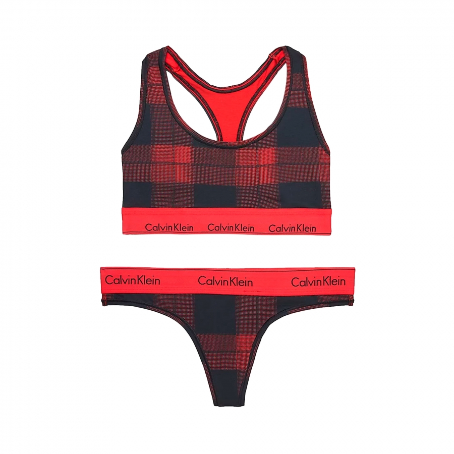 set-reggiseno-ck-intimo-plaid-strutturatonero